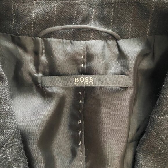 BOSS Hugo Boss pin stripe blazer US size 4 - Picture 4 of 5